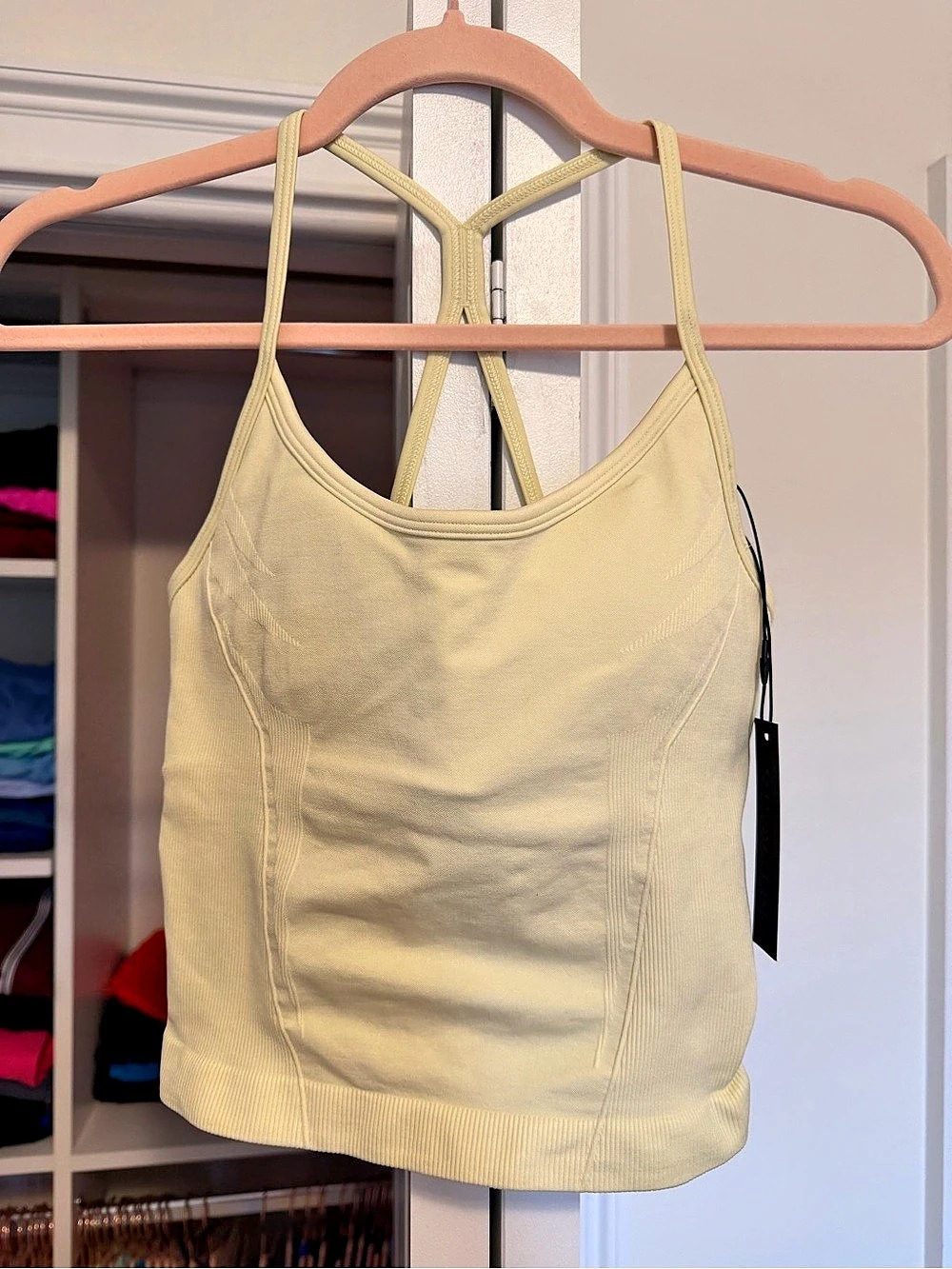 ONER active Strappy Tank Pastel yellow